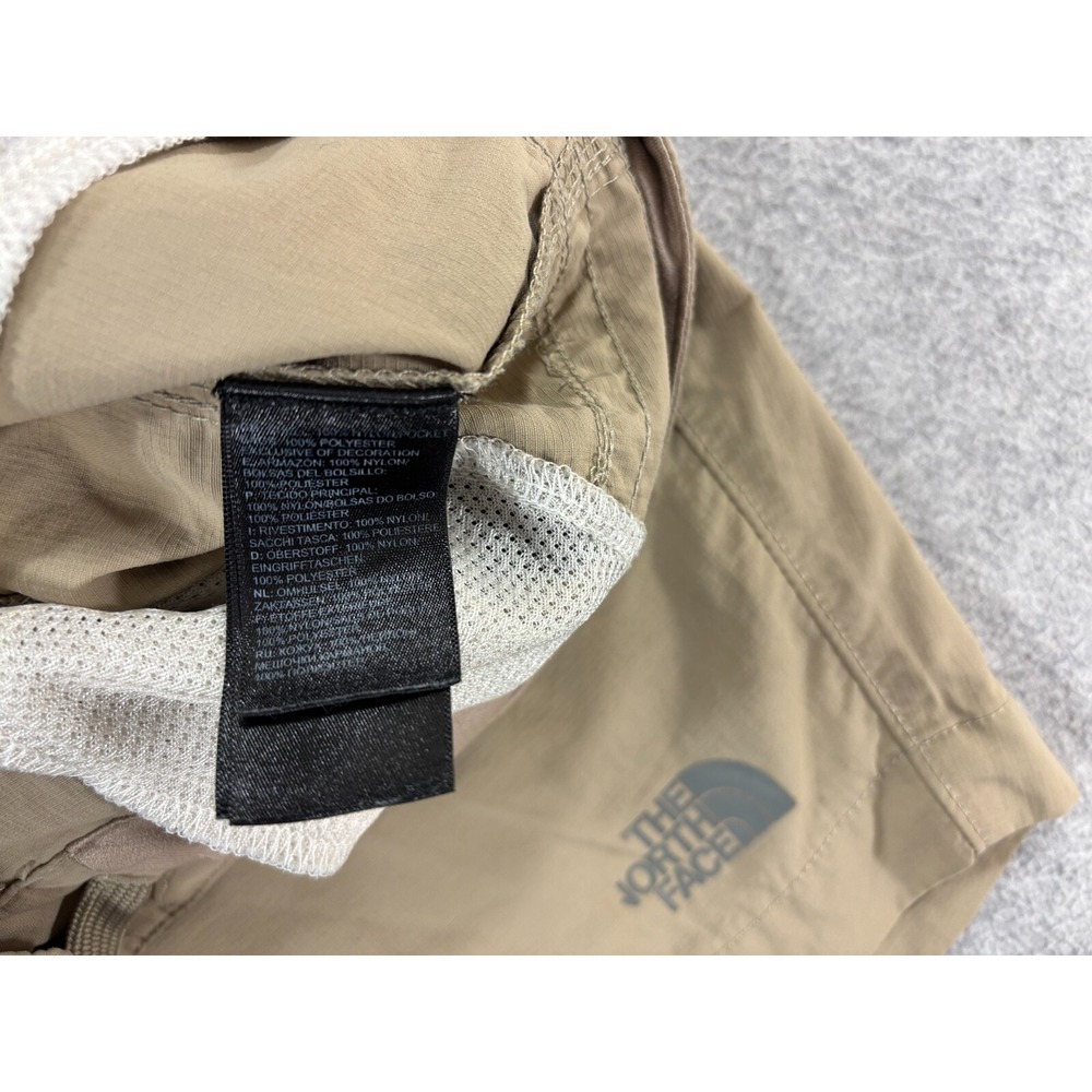The North‎ Face Nylon Hiking Travel Shorts (Men's 35) Tan - 11" - Picture 6 of 13